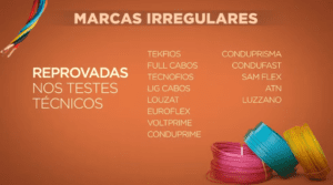 marcas irregulares